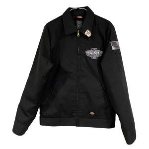 Dickies 2016 Las Vegas Sema Show Trade Only Shop Jacket Mens Sz SMALL TALL 28x21